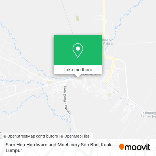 Sum Hup Hardware and Machinery Sdn Bhd map