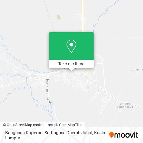 Peta Bangunan Koperasi Serbaguna Daerah Johol