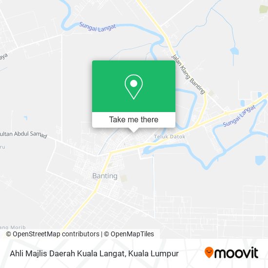 Ahli Majlis Daerah Kuala Langat map