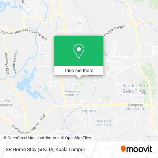 SR Home Stay @ KLIA map
