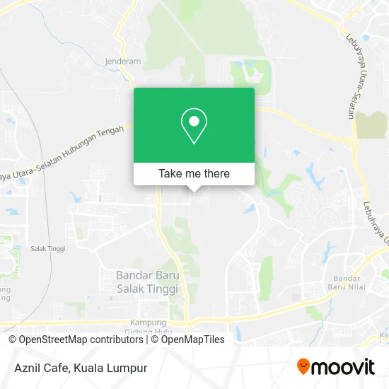 Aznil Cafe map