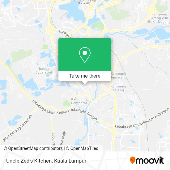 Uncle Zed's Kitchen map