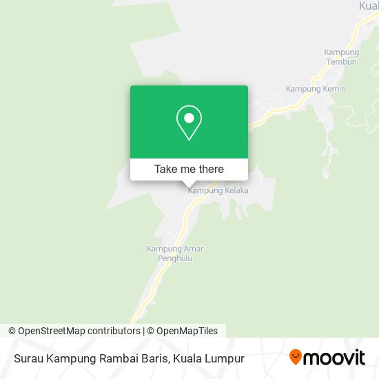 Surau Kampung Rambai Baris map
