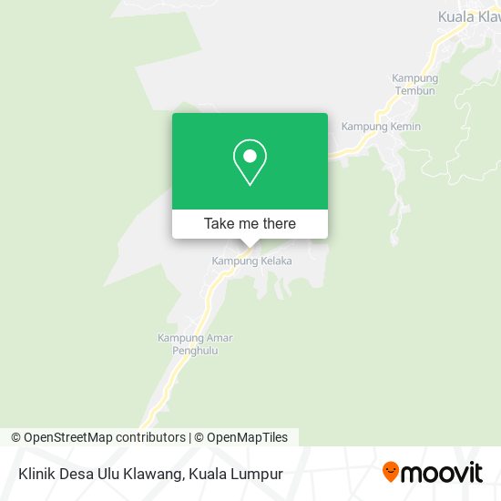 Klinik Desa Ulu Klawang map