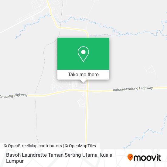 Basoh Laundrette Taman Serting Utama map