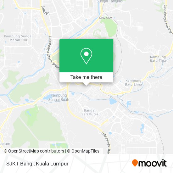 SJKT Bangi map