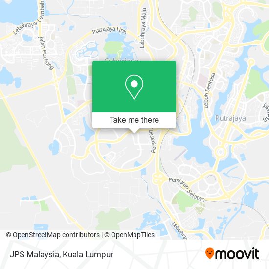 JPS Malaysia map