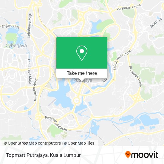 Topmart Putrajaya map