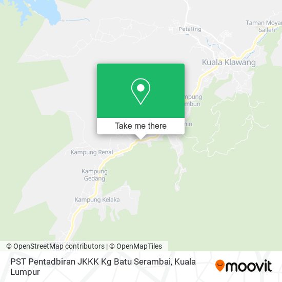 Peta PST Pentadbiran JKKK Kg Batu Serambai