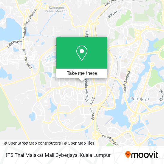 ITS Thai Malakat Mall Cyberjaya map