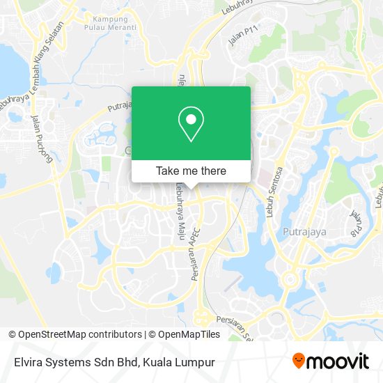 Elvira Systems Sdn Bhd map