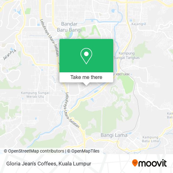 Gloria Jean's Coffees map