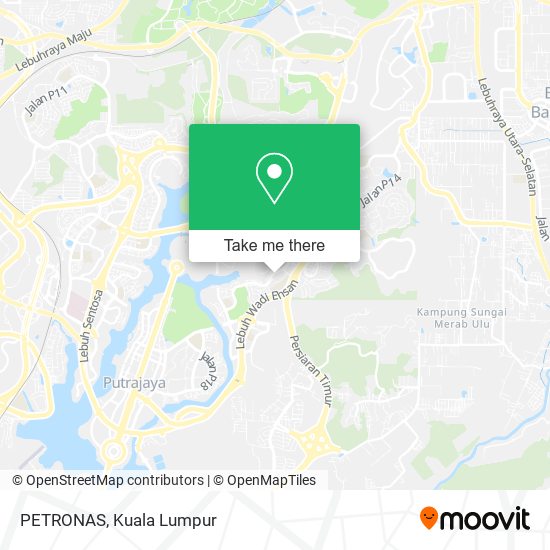 PETRONAS map