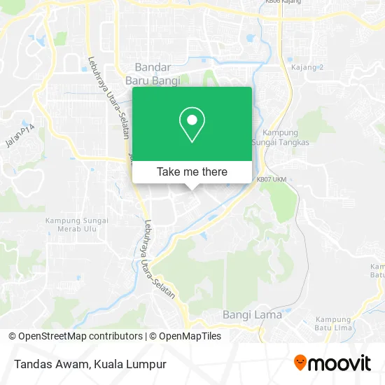 Tandas Awam map