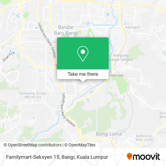 Familymart-Seksyen 15, Bangi map