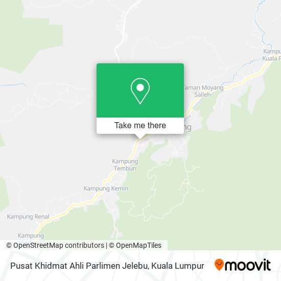 Pusat Khidmat Ahli Parlimen Jelebu map