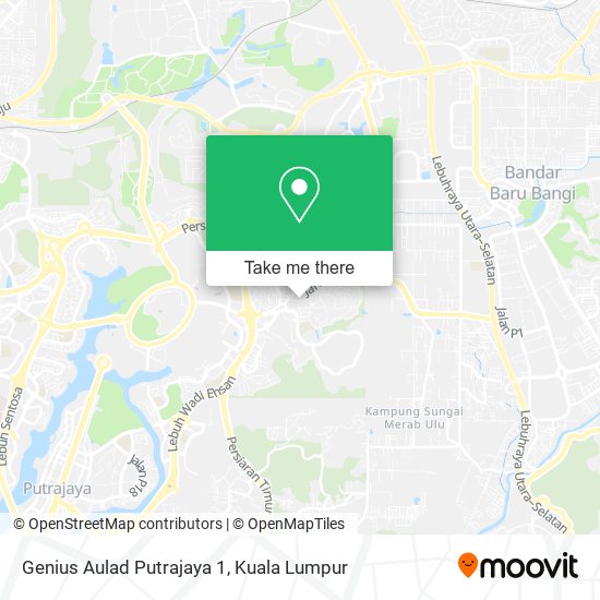 Genius Aulad Putrajaya 1 map