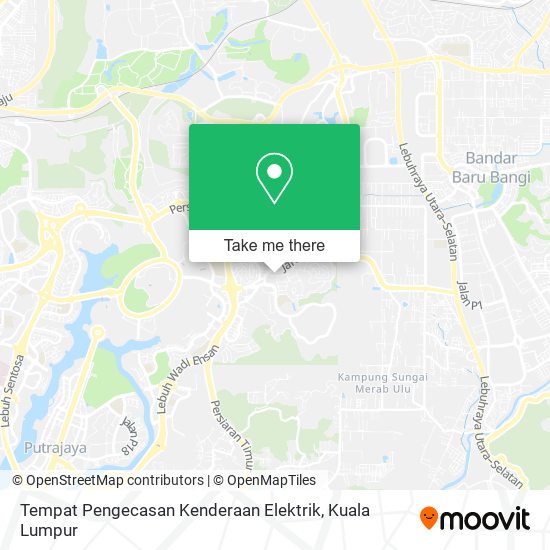 Tempat Pengecasan Kenderaan Elektrik map