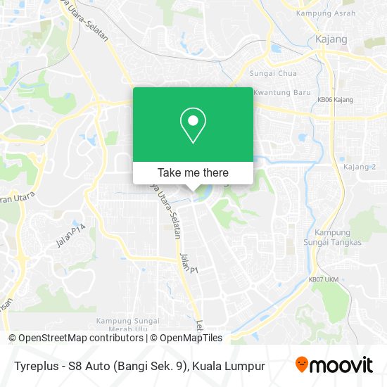 Tyreplus - S8 Auto (Bangi Sek. 9) map