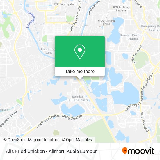 Peta Alis Fried Chicken - Alimart