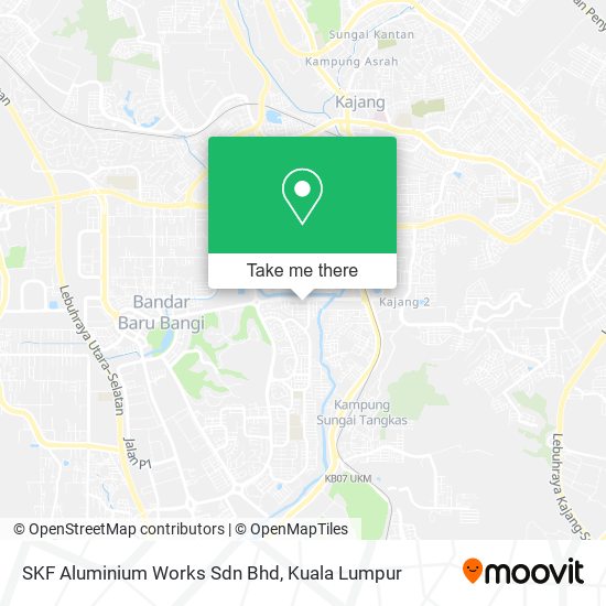 SKF Aluminium Works Sdn Bhd map