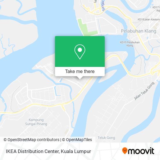 IKEA Distribution Center map