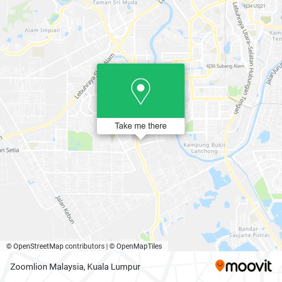 Zoomlion Malaysia map