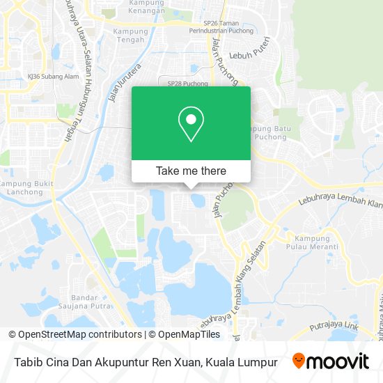 Tabib Cina Dan Akupuntur Ren Xuan map