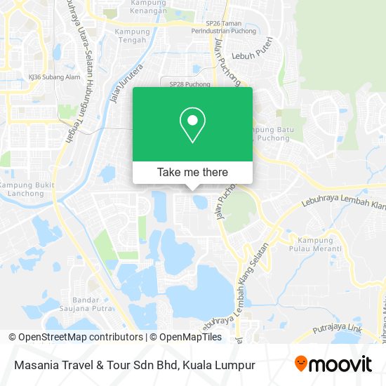 Masania Travel & Tour Sdn Bhd map