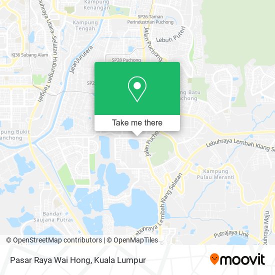 Peta Pasar Raya Wai Hong