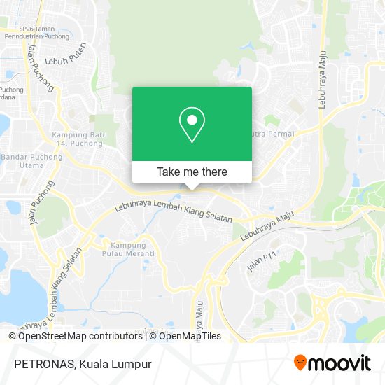 PETRONAS map