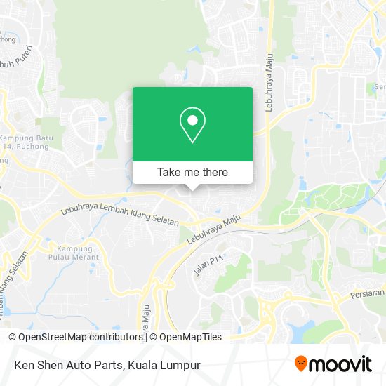 Ken Shen Auto Parts map