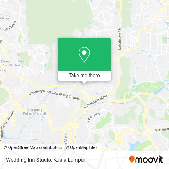Wedding Inn Studio map