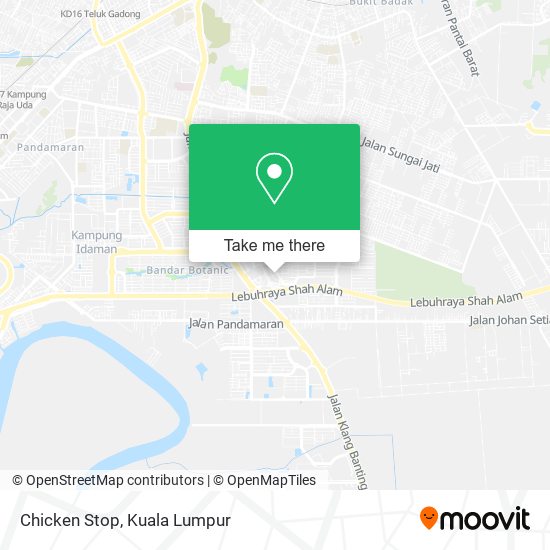 Chicken Stop map