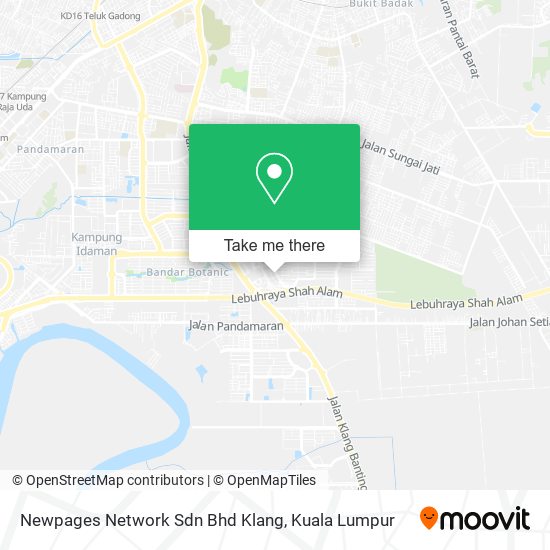 Newpages Network Sdn Bhd Klang map