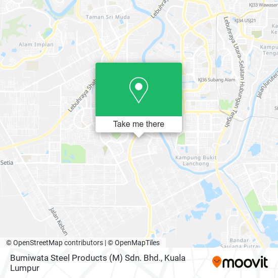 Bumiwata Steel Products (M) Sdn. Bhd. map