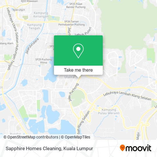 Sapphire Homes Cleaning map