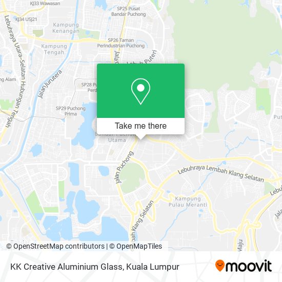 KK Creative Aluminium Glass map