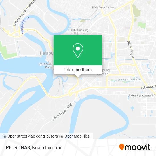 PETRONAS map