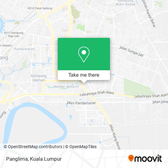 Panglima map