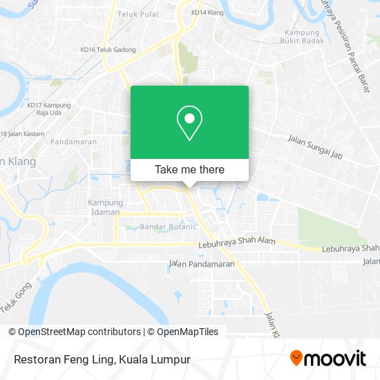 Peta Restoran Feng Ling