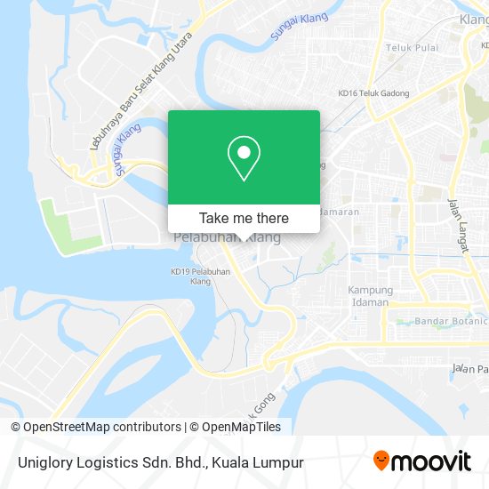 Uniglory Logistics Sdn. Bhd. map