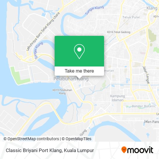 Peta Classic Briyani Port Klang