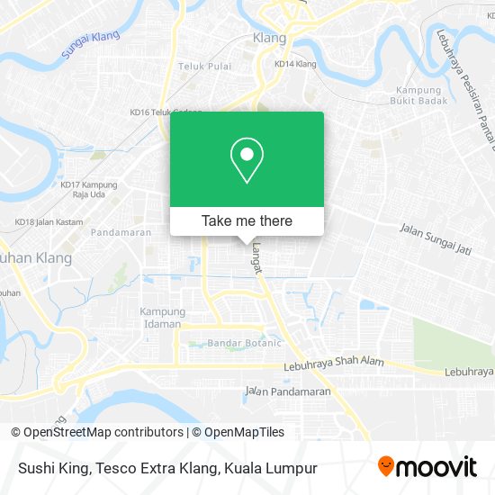 Peta Sushi King, Tesco Extra Klang