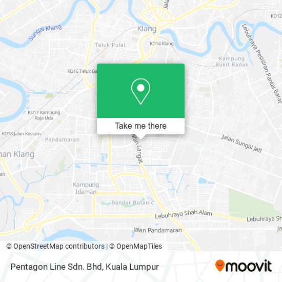 Pentagon Line Sdn. Bhd map