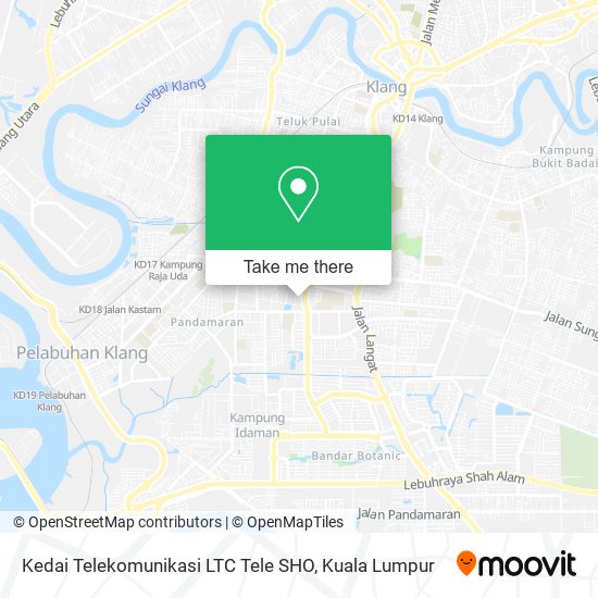 Kedai Telekomunikasi LTC Tele SHO map