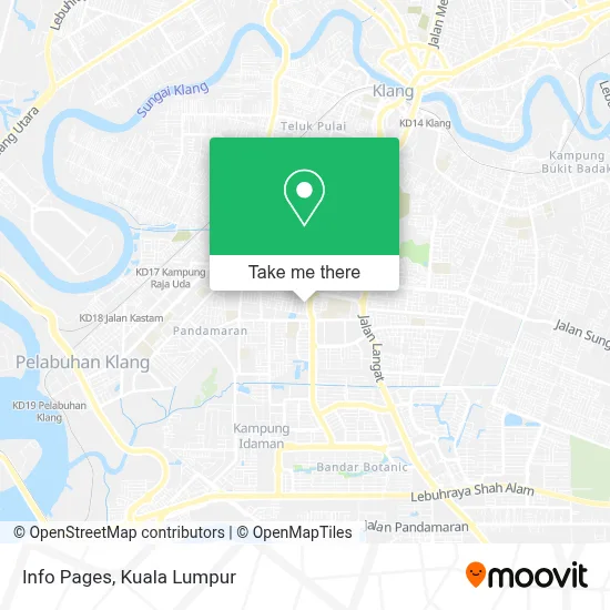Info Pages map