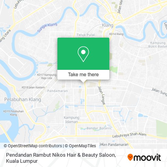 Pendandan Rambut Nikos Hair & Beauty Saloon map
