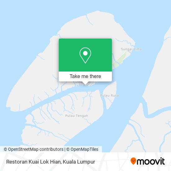 Peta Restoran Kuai Lok Hian
