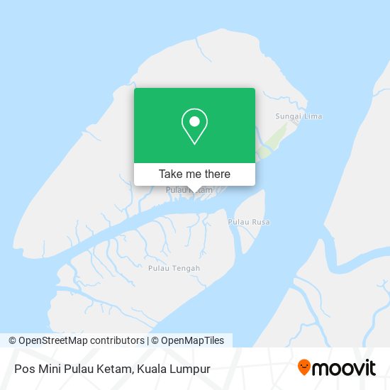 Peta Pos Mini Pulau Ketam